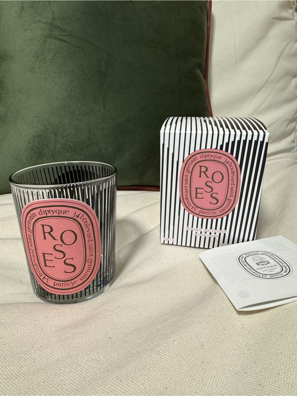RARE Diptyque Roses Candle Jar Limited Edition EMPTY No candle